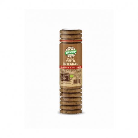 GALLETA ESPELTA CHOCO-AVELLANA BIOCOP 250 G