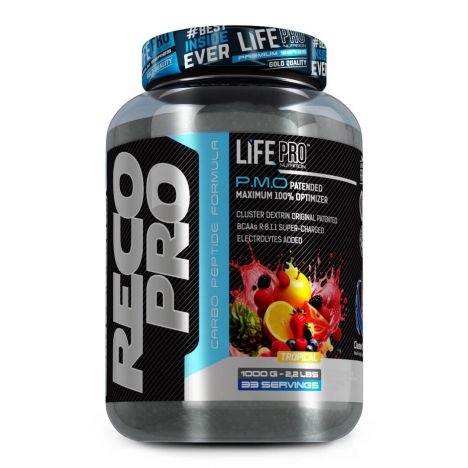 LIFE PRO RECOPRO CLUSTER DEXTRIN CON BCAA'S Y ELECTROLITOS 1KG